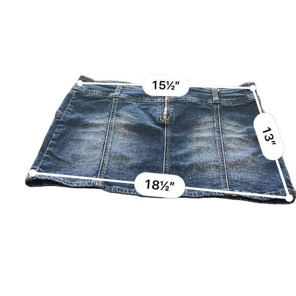 Z. Cavaricci Denim/Jean Skirt size 9 - Picture 4 of 5